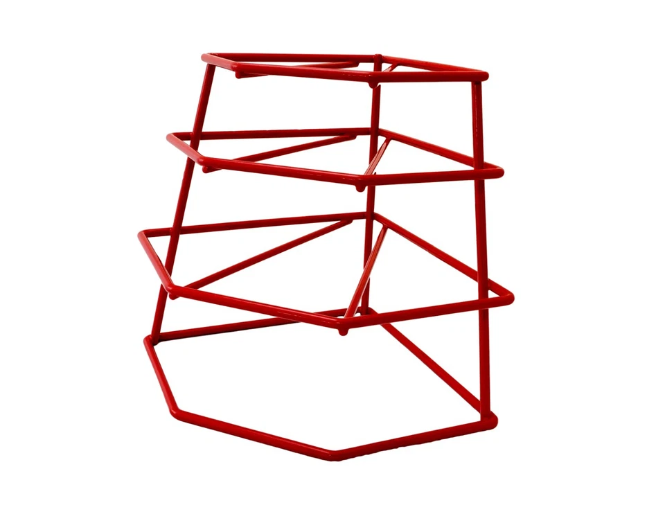 Delfinware 2007RD Red 4 Tier Plate Stacker - Image 1 of 1