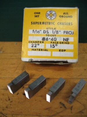 CABEZAL DE TROQUEL GEOMÉTRICO 5/16" D CHASERS D,DSA, DS ***NUEVO*** ¡MÁS DE 50 JUEGOS DISPONIBLES!! Foto 1 de 4