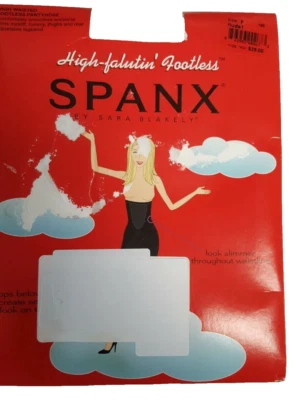 Pantimedias SPANX High-Faultin' Footless cintura alta modeladoras al cuerpo 160, desnudas, F Foto 1 de 3