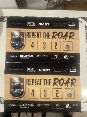 Hershey Bears Repeat The Roar Calder Cup FINALS Rally Towel New 2024 🔥🔥 - Image 1 of 4