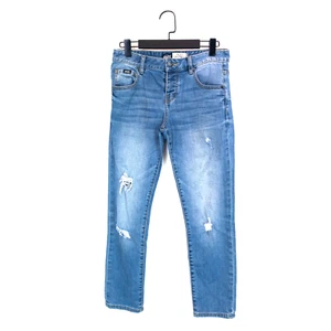 Superdry Riley Girlfriend Medium Wash Distressed Denim Slim Fit Jeans - W26 L30 - Picture 1 of 11