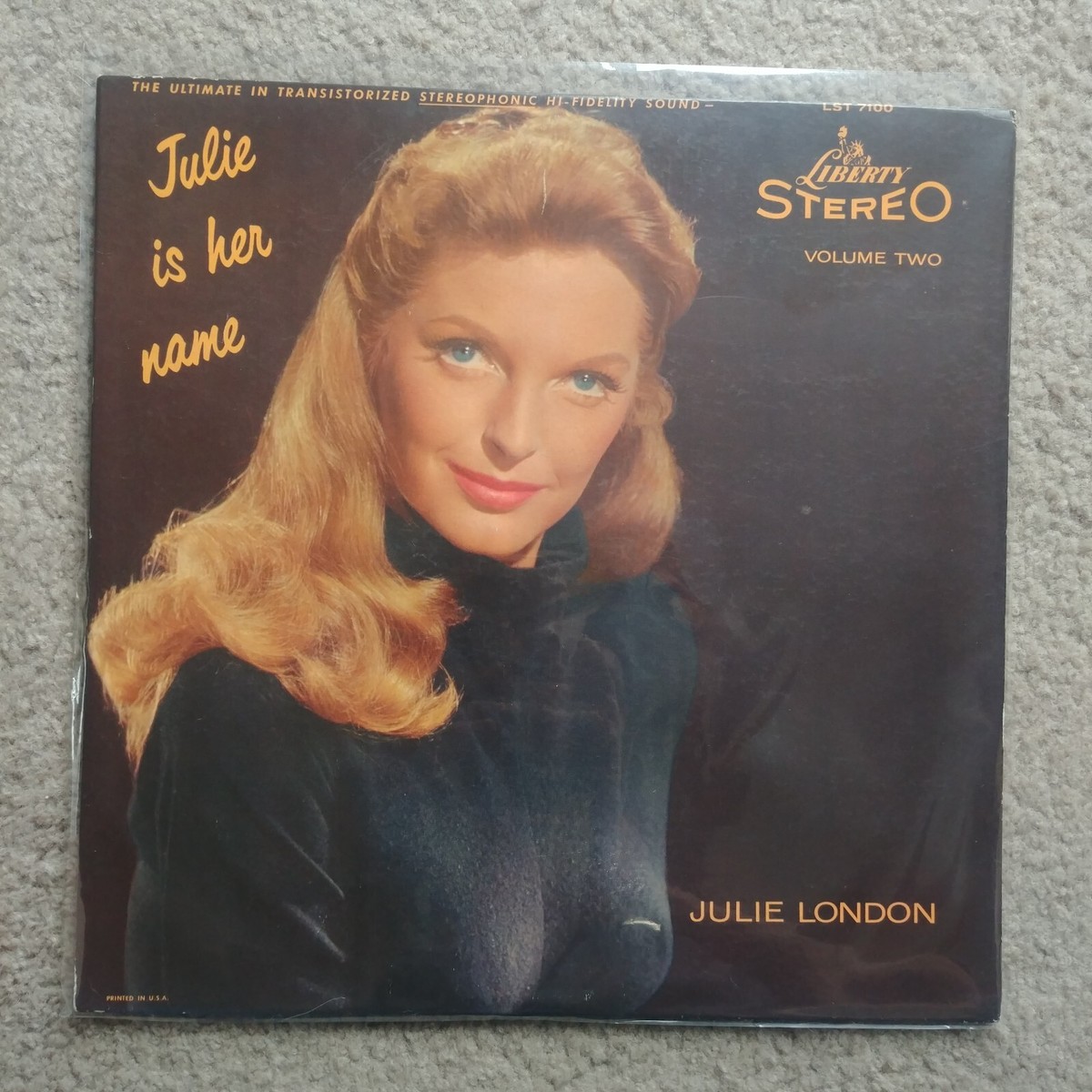 レコード極美!レア1961年 初版盤! 赤盤 ジュリー・ロンドン ジュリーと