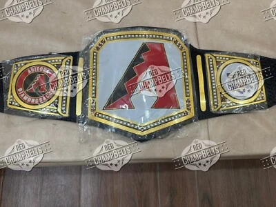 Arizona Diamondbacks MLB World Series Championship Belt Adult Size 2mm Brass - Image 1 of 4