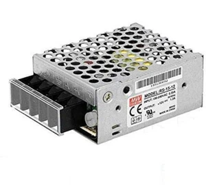 ALIMENTATORE MEAN WELL RS15/24 24V 0.625A RS-15-24 POWER SUPPLY LED 15W IMPULSI - Foto 1 di 1