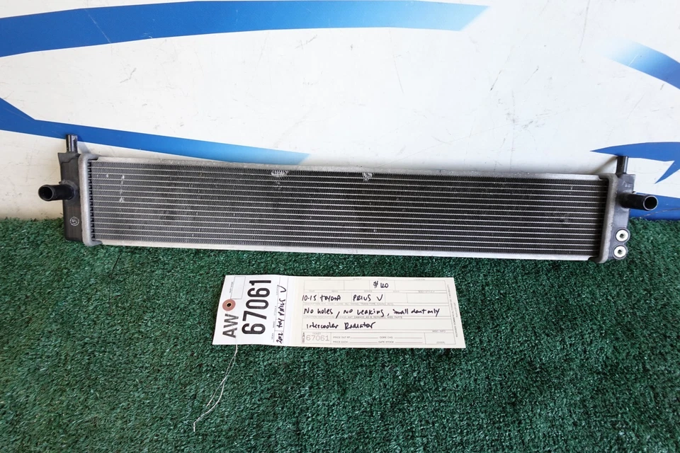 2010-2015 TOYOTA PRIUS V INTERCOOLER RADIATOR OEM 2011 2012 2013 2014 - Image 1 of 4