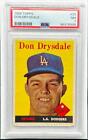 1958 Topps Don Drysdale #25 PSA 7 Near Mint Los Angeles Dodgers