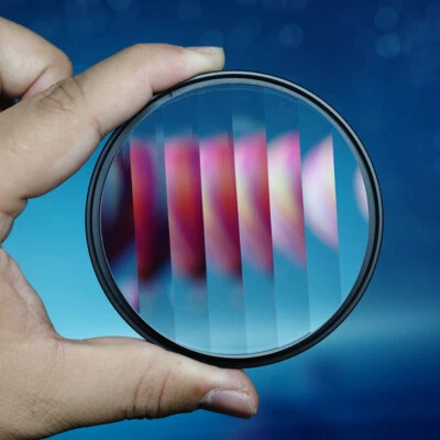 Linear Glass Prism Foreground Blur Repeated Special Effects Camera lens Filter - Image 1 of 4