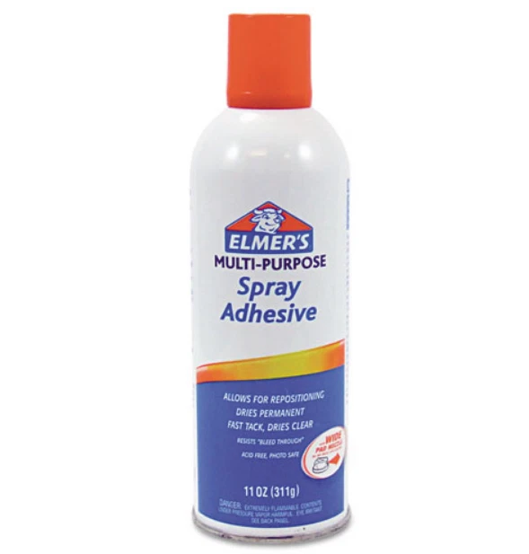 Adhesivo en aerosol de montaje multiusos Elmer's, libre de ácido-claro-lavable, EPIE451 Foto 1 de 4