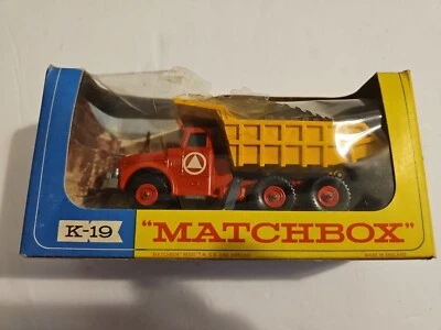 Lesney Matchbox K-19 King Size Scammell Tipper Truck Toy - Image 1 of 4