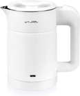 0.6L Small Electric Tea Kettle Lightweight, 20 Ounce Double Wall Hot Water Boile