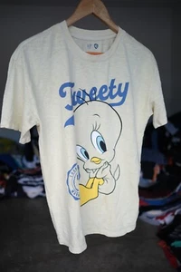 Gap Teen X Warner Brothers Short Sleeve Tweety Bird Loon Tunes Girls Size 12 - Picture 1 of 11