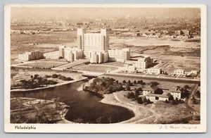Postal del Hospital Naval de Estados Unidos Patterson Ave. Pennsylvania PA 1940 publicada - Imagen 1 de 2