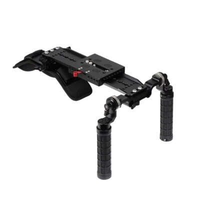 CAMVATE Camera Shoulder Mount Rig With ARRI 12" Dovetail Plate Rosette Handgrip - Image 1 of 4
