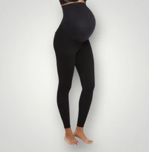 Spanx Maternity Pants Large Black Pull On Mama Ankle Jean-Ish 20154R - Picture 1 of 11