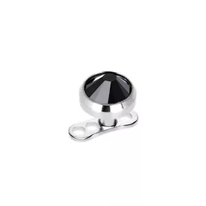 BodyJewelryOnline Dermal Anchor Surgical Steel Base 11 Colors 316L 5mm - Picture 1 of 12