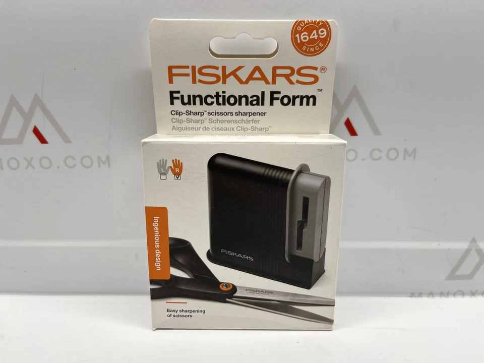 Fiskars Clip-Sharp, Total Length: 4 cm, Plastic, 1000812 Scissors Shar - Image 1 of 1