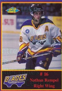 Saskatoon Blades #7 Nathan Rempel 1997-98 - Imagen 1 de 1