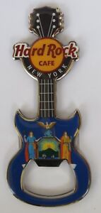 Hard Rock Cafe New York  Flag Fridge Magnet/Bottle Opener  New