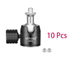 Mini Trípode Cabeza de Bola Giratoria DSLR Adaptador de Cámara 3/8" Tornillo Montaje Soporte Accesorios - Imagen 1 de 19