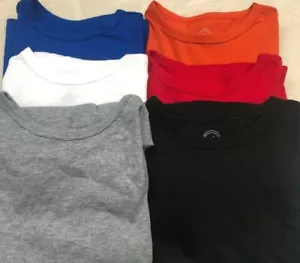 Wonder Nation Kids' Tough T-Shirts Long Sleeve Solid 6 Colors All Sizes 5K18 - Picture 1 of 17