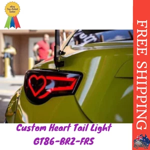 FOR TOYOTA GT86 FRS BRZ - Custom Dancing Love Heart Tail Lights - Picture 1 of 7