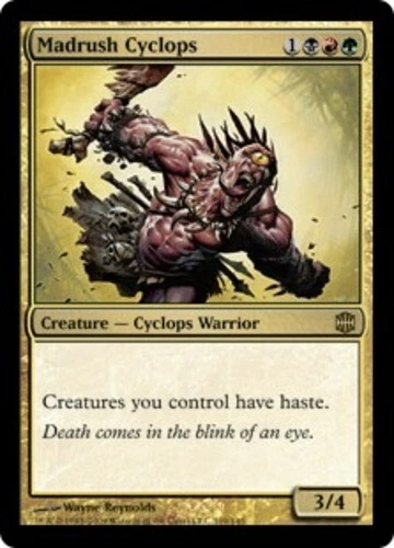 Madrush Cyclops ~ Lightly Played Alara Reborn MTG Magic UltimateMTG Multi-Color  - Image 1 of 1