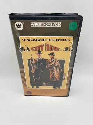 CITY HEAT VHS 1985 Warner Home Video Clamshell Release Burt Reynolds Eastwood Foto 1 de 4