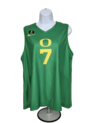 Oregon DUCKS Volleyball TEAM ISSUED Nike Sleeveless GAME JERSEY     Women's  XL - Image 1 of 3
