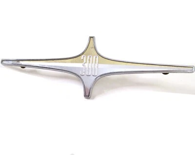 1963 1964 Chrysler 300 Door Panel Emblem Mopar Interior Badge Trim vintage aaee - Image 1 of 4