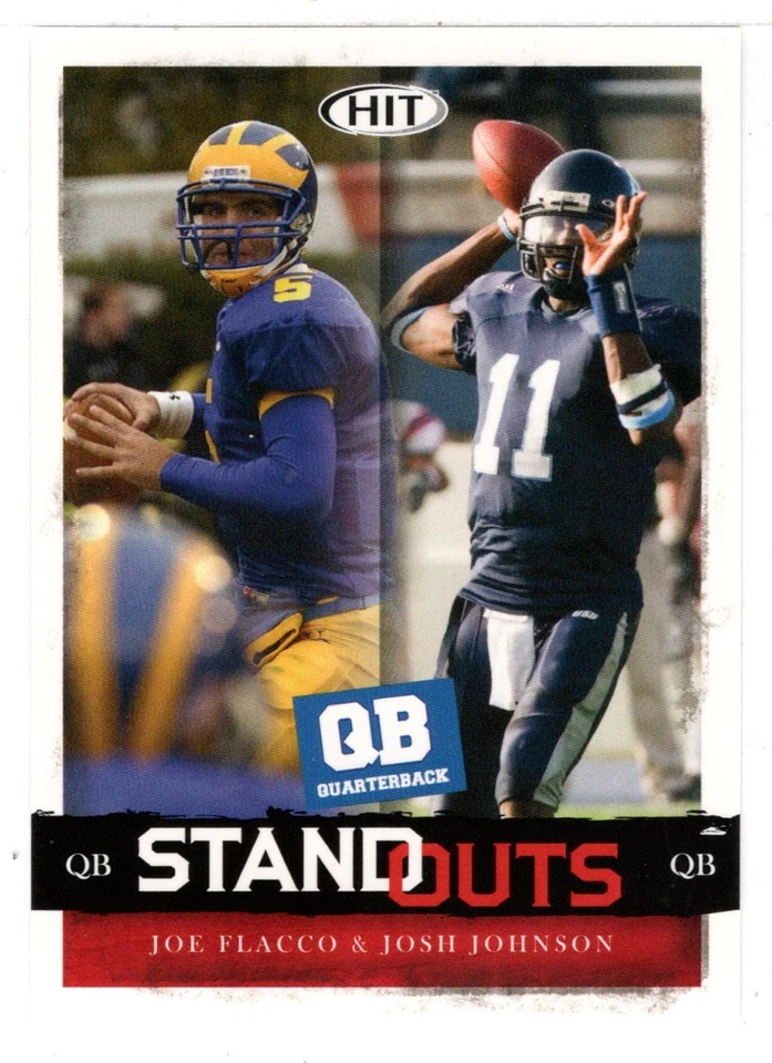 Joe Flacco - Josh Johnson - Stand Outs (NCAA Football) 2008 Sage Hit # 66 - Mint - Image 1 of 1