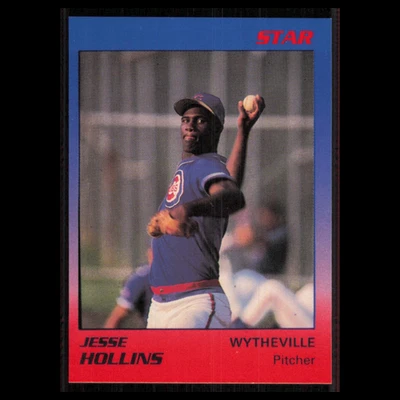 Jessie Hollins #16 1989 Star Wytheville Cubs Baseball Card MLB NM - Image 1 of 3