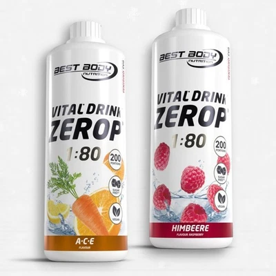 Best Body Nutrition Getränkesirup Low Carb Vital Drink 2 x 1Liter 12,25€/Ltr - Bild 1 von 4