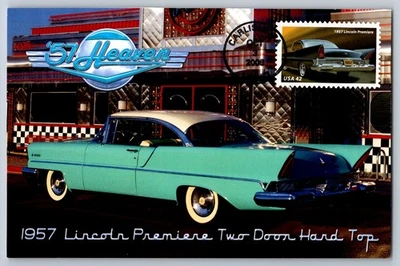 #4356 1957 Lincoln Premiere FDC Maxi Card - Image 1 of 2