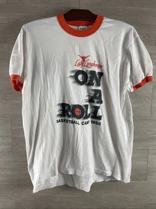 Vintage University of Texas Lady Longhorns UT Austin Ringer T-Shirt, Made USA - Bild 1 von 7