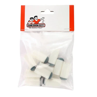 GAME ROOM GUYS Pool Table Billiard Slip On Cue Stick Tips - 12 Mm - Set of 10