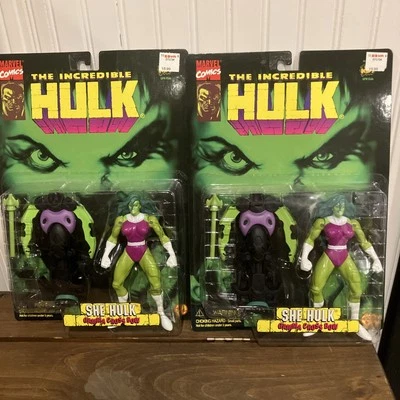 ToyBiz The Incredible Hulk 1996 She Hulk ¡Lote de 2 Marvel Mosc!! Foto 1 de 4