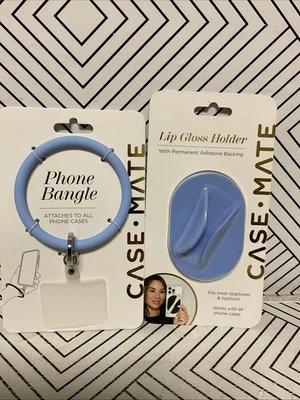 🪼 Case-Mate Adhesive Lip Gloss Holder & Phone Bangle Light Blue 🆕 - Image 1 of 2