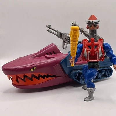 Vtg MEKANECK & LANDSHARK Motu Masters Of The Universe He-Man Action Figures Lot9 - Image 1 of 4