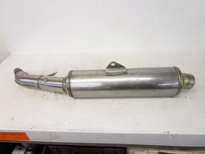 Silenciador de escape esquerdo 1993-1994 Suzuki GSXR 1100 W FABRICANTE DE EQUIPAMENTO ORIGINAL 14340-46E12-H01 - Imagem 1 de 4