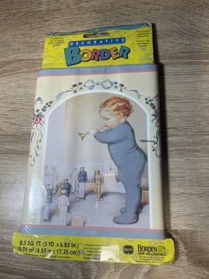 ¡NUEVO! Borde de papel tapiz infantil BESSIE PEASE GUTMAN (1 rollo) 5 yardas DE COLECCIÓN Foto 1 de 2