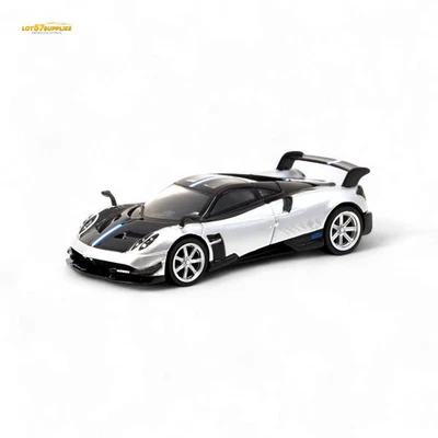 Tarmac Works Global64 Pagani Huayra BC Grigio Mercurio 2 色银色/黑色 1: 64 — 第 1/3 张图片