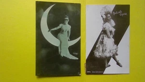 2 x Vintage 1907 ART NOUVEAU Postcards Pauline Chase / PARIS ART - ORIGINAL (A) - Picture 1 of 2