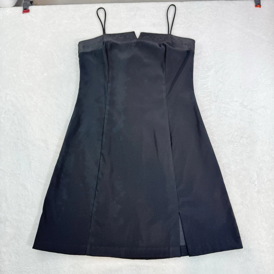 Vestido De Colección Y2K Rampage Pequeño Negro Talla 11 Plisado Mini Caprichoso Ferrie Años 90 Punk Foto 1 de 4