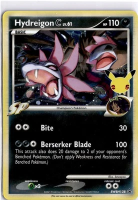 Hydreigon C lv.61 Promo SWSH: Sword & Shield Promo Cards SWSH138 NM - Image 1 of 2