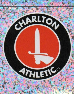 Merlin's Premier League 04 Charlton Athletic Football Shiny Sticker 143 Badge - Image 1 of 2
