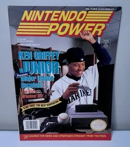Nintendo Power Volume 59 Apr 1994 Ken Griffey Junior Baseball + Poster + Karten - Bild 1 von 11