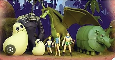 Toynami-Los Herculoides Tara Gloop e Igoo Raro Set Difícil de Encontrar Como Nuevo Foto 1 de 3