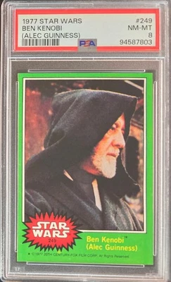 1977 Star Wars Obi Wan Ben Kenobi #249 PSA 8 - Image 1 of 2