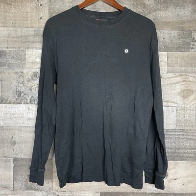 Camisa térmica Southpole para hombre XL pulóver acanalado tejido gofre negra manga larga Foto 1 de 3