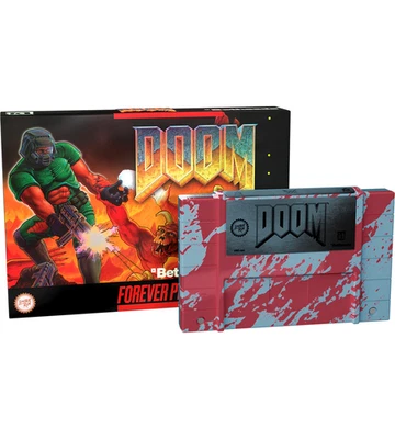 (Presale) NEW DOOM COLLECTORS EDITION SNES LIMITED RUN | 1 of 666 UNITS  SEALED - Image 1 of 4